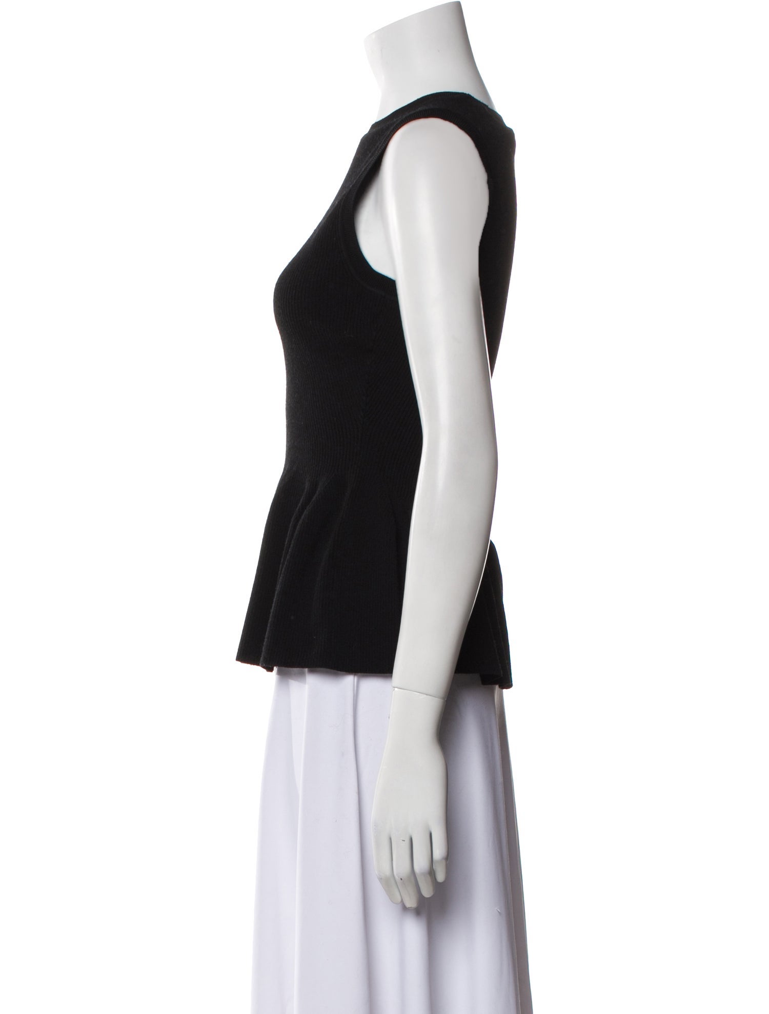 Veronica Beard Crew Neck Sleeveless Top